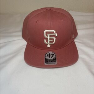 '47 FORTY SEVEN San Francisco Giants Snapback Hat Pink MLB NWT